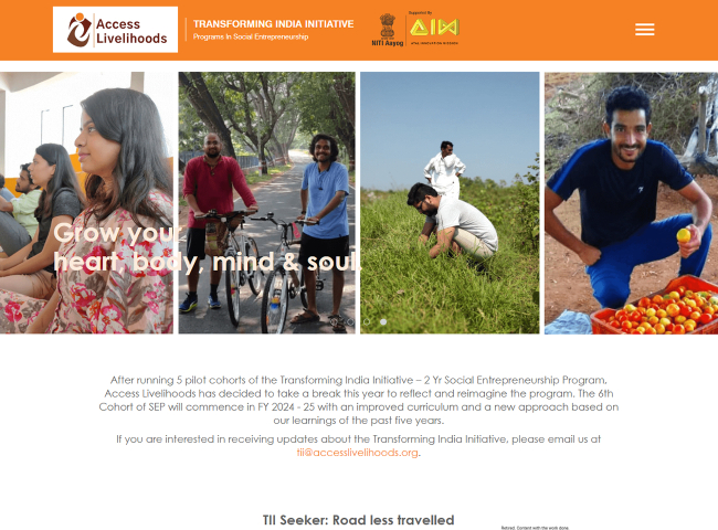 Transforming India Initiative